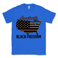 True Royal juneteenth 1865 black freedom Classic Tee - HRA Design Shop