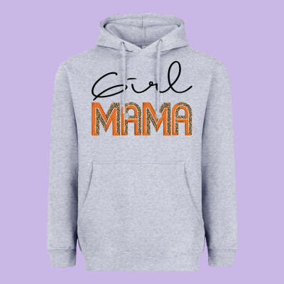 Girl Mama Heavyweight Hoodie Designed By Jahusdesignshop