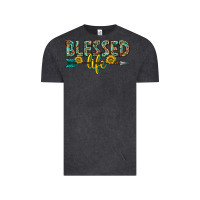 Vintage Black blessed life western Vintage Tee - texasbilliewilder