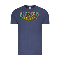 Vintage Denim blessed life western Vintage Tee - texasbilliewilder