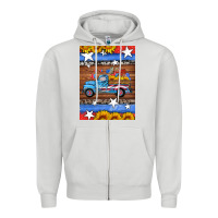 Dove Grey american truck air freshener Zipper Hoodie - HRA Design Shop