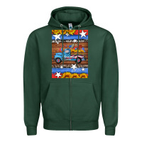 Sports Green american truck air freshener Zipper Hoodie - HRA Design Shop