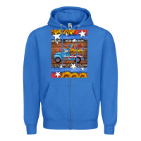 True Royal american truck air freshener Zipper Hoodie - HRA Design Shop