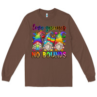 Chestnut love gnomes no bounds Long Sleeve Tee - Zillion Design Studio
