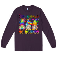 Plum love gnomes no bounds Long Sleeve Tee - Zillion Design Studio