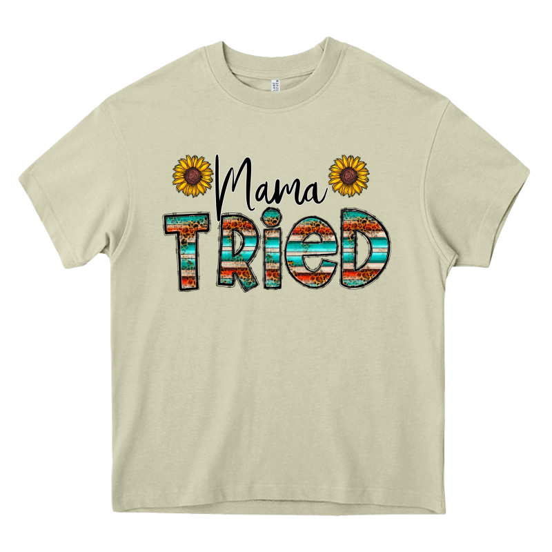 Mama Tried Heavy Core Tee by CowhideDigitalArt | Teevron