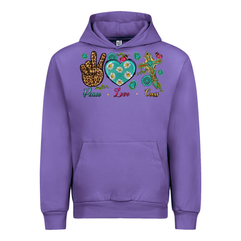 Peace Love Cross Urban Hoodie by BundleAndBundleShop | Teevron