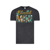 Vintage Black blessed mini with leopard and aztec Vintage Tee - texasbilliewilder