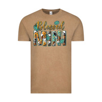 Vintage Coffee blessed mini with leopard and aztec Vintage Tee - texasbilliewilder