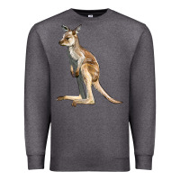 Charcoal Heather baby kangaroo Premium Sweatshirt - LillyAllenDesigns