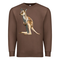 Chestnut baby kangaroo Premium Sweatshirt - LillyAllenDesigns