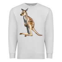 Dove Grey baby kangaroo Premium Sweatshirt - LillyAllenDesigns