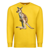 Lemon baby kangaroo Premium Sweatshirt - LillyAllenDesigns