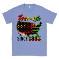 Colony Blue free ish since 1865 Classic Tee - HRA Design Shop