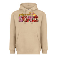 All You Need Is Love Heavyweight Hoodie | Teevron