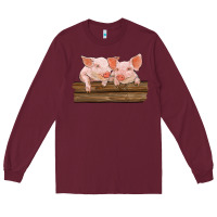 Barn Pigs Long Sleeve Tee | Teevron