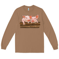 Toasted Coconut barn pigs Long Sleeve Tee - RanaPortraitStore