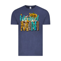 Vintage Denim blessed mini with sunflowers Vintage Tee - texasbilliewilder