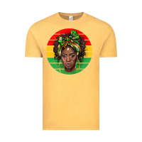 Vintage Mustard black women Vintage Tee - BarkalooDesign