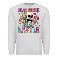 Dove Grey dead inside but it's easter Premium Sweatshirt - Jasminsmagicworld