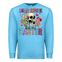 Ocean Blue dead inside but it's easter Premium Sweatshirt - Jasminsmagicworld