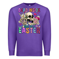 Purple dead inside but it's easter Premium Sweatshirt - Jasminsmagicworld