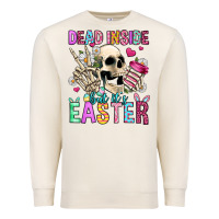Sandshell dead inside but it's easter Premium Sweatshirt - Jasminsmagicworld