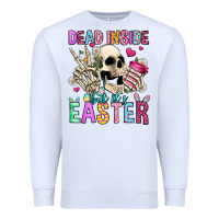 White dead inside but it's easter Premium Sweatshirt - Jasminsmagicworld