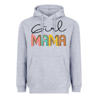 Heather Grey Girl mama Heavyweight Hoodie - JahusDesignShop