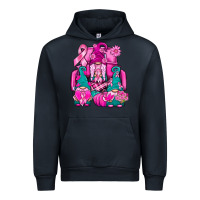 Navy Breast Cancer Gnomies Truck Urban Hoodie - BundleAndBundleShop