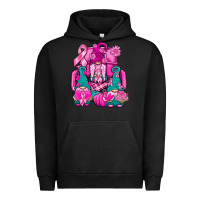 Pigment Black Breast Cancer Gnomies Truck Urban Hoodie - BundleAndBundleShop