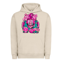 Pigment French Oak Breast Cancer Gnomies Truck Urban Hoodie - BundleAndBundleShop