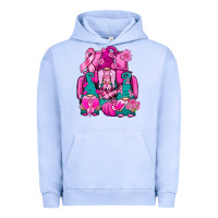 Pigment Grape Ice Breast Cancer Gnomies Truck Urban Hoodie - BundleAndBundleShop