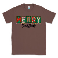 Chestnut Merry Christmas Classic Tee - CowhideDigitalArt
