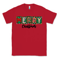 Red Merry Christmas Classic Tee - CowhideDigitalArt