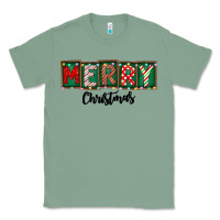 Sage Merry Christmas Classic Tee - CowhideDigitalArt