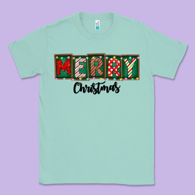 Merry Christmas Classic Tee Designed By Cowhidedigitalart