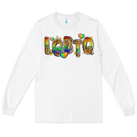White lgbtq Long Sleeve Tee - Zillion Design Studio