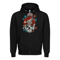 Black freezing to death skull Zipper Hoodie - FaDigitalArtStudio