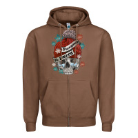 Chestnut freezing to death skull Zipper Hoodie - FaDigitalArtStudio