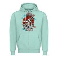 Seafoam freezing to death skull Zipper Hoodie - FaDigitalArtStudio