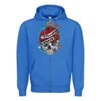 True Royal freezing to death skull Zipper Hoodie - FaDigitalArtStudio