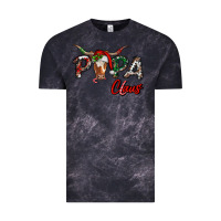 Cloud Black Papa Claus With Long Horn Western Christmas Vintage Tee - RanaPortraitStore