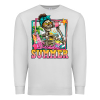 Dove Grey sweet summer skeleton Premium Sweatshirt - Jasminsmagicworld