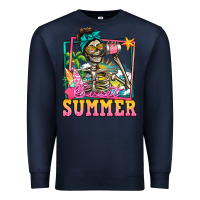 Navy sweet summer skeleton Premium Sweatshirt - Jasminsmagicworld