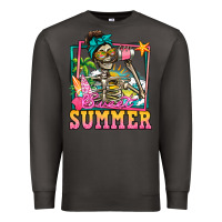 Smoke sweet summer skeleton Premium Sweatshirt - Jasminsmagicworld