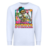White sweet summer skeleton Premium Sweatshirt - Jasminsmagicworld