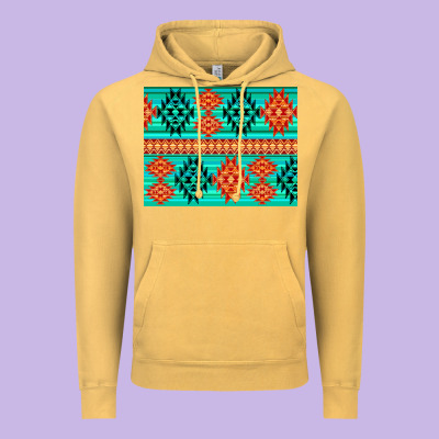 Aztec Pattern Background 3200x2400 Vintage Hoodie Designed By Adodesignshop
