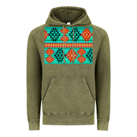Vintage Olive aztec pattern background 3200x2400 Vintage Hoodie - AdoDesignShop