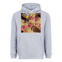 Heather Grey trencher chain seamless pattern Heavyweight Hoodie - BundleAndBundleShop